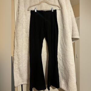 Black flare pant
